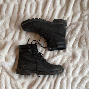 Timberland Women's Black Lace Up Boots
